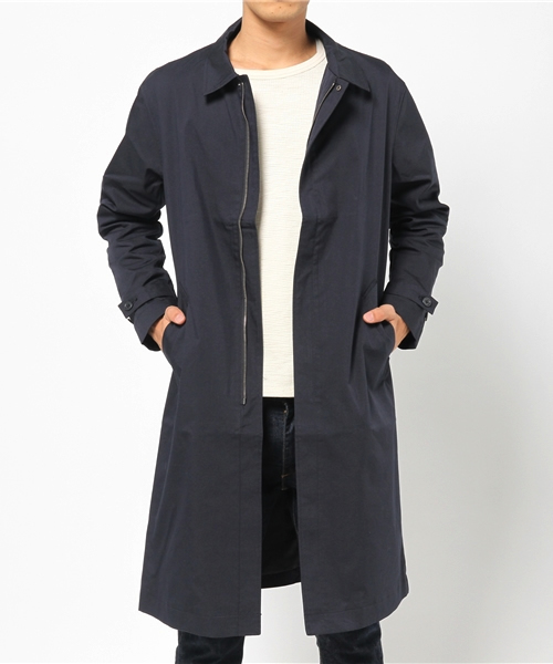 SENSE OF PLACE by URBAN RESEARCH（センスオブプレイスバイアーバンリサーチ）の「【B】ステンカラーコート（ステンカラーコート・メンズ・ライトベージュ/オリーブ/ネイビー・L/M）」の13枚目の写真