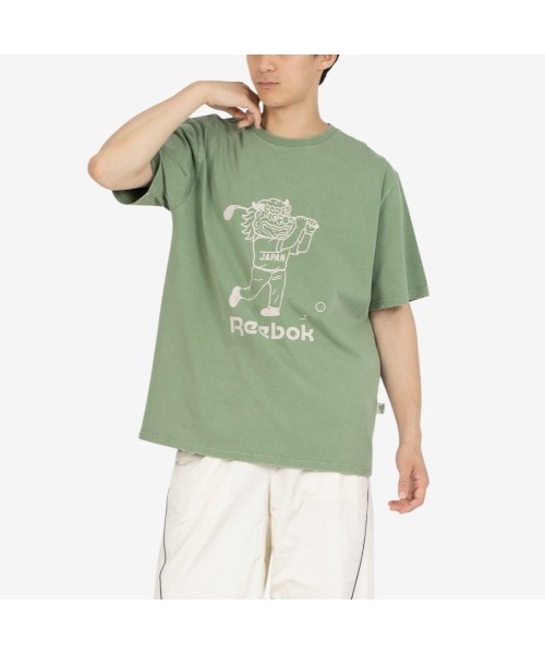 Reebok(リーボック)の「リーボック Reebok Reebok SHISHIMAI ヴィンテージ Tシャツ【日本限定モデル】(Tシャツ/カットソー・メンズ・ベージュ/カーキ/ネイビー/ブラック・X-LARGE/LARGE/SMALL/MEDIUM)」の3枚目の写真
