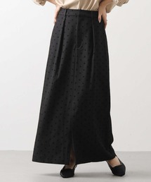 CLOCHE（クロシェ）の「フロッキードットタイトスカート（スカート）」