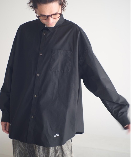 ADAM PATEK(アダムパテック)の「ms6232-James Fabric typewriter shirt シャツ(AP2525006)(シャツ/ブラウス・メンズ・ホワイト/ブラック/ベージュ・1/2)」の5枚目の写真