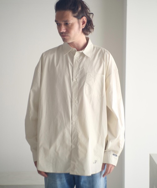 ADAM PATEK(アダムパテック)の「ms6232-James Fabric typewriter shirt シャツ(AP2525006)(シャツ/ブラウス・メンズ・ホワイト/ブラック/ベージュ・1/2)」の11枚目の写真