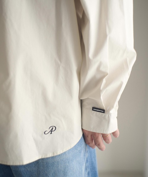 ADAM PATEK(アダムパテック)の「ms6232-James Fabric typewriter shirt シャツ(AP2525006)(シャツ/ブラウス・メンズ・ホワイト/ブラック/ベージュ・1/2)」の12枚目の写真
