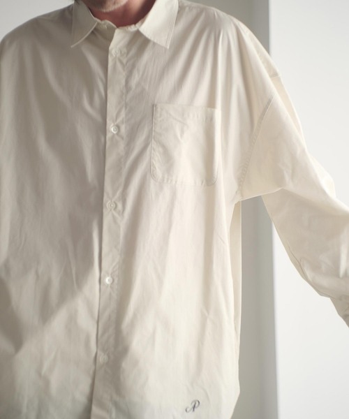 ADAM PATEK(アダムパテック)の「ms6232-James Fabric typewriter shirt シャツ(AP2525006)(シャツ/ブラウス・メンズ・ホワイト/ブラック/ベージュ・1/2)」の13枚目の写真