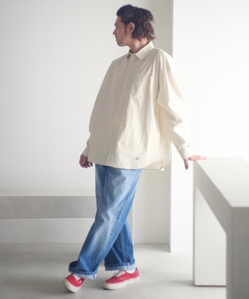 ADAM PATEK(アダムパテック)の「ms6232-James Fabric typewriter shirt シャツ(AP2525006)(シャツ/ブラウス・メンズ・ホワイト/ブラック/ベージュ・1/2)」の15枚目の写真