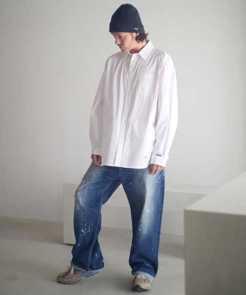 ADAM PATEK(アダムパテック)の「ms6232-James Fabric typewriter shirt シャツ(AP2525006)(シャツ/ブラウス・メンズ・ホワイト/ブラック/ベージュ・1/2)」の20枚目の写真