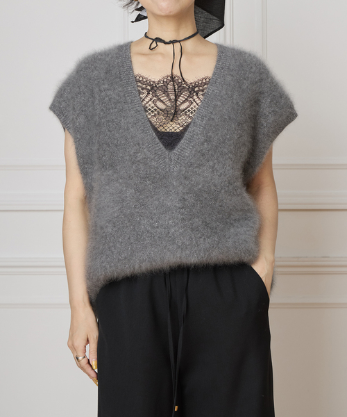 IENA LA BOUCLE ファーニットベスト（ベスト）｜IENA LA BOUCLE