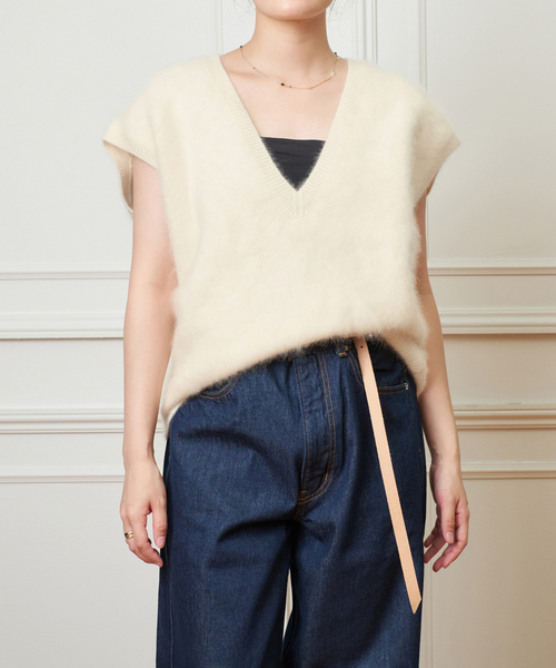 IENA LA BOUCLE ファーニットベスト（ベスト）｜IENA LA BOUCLE