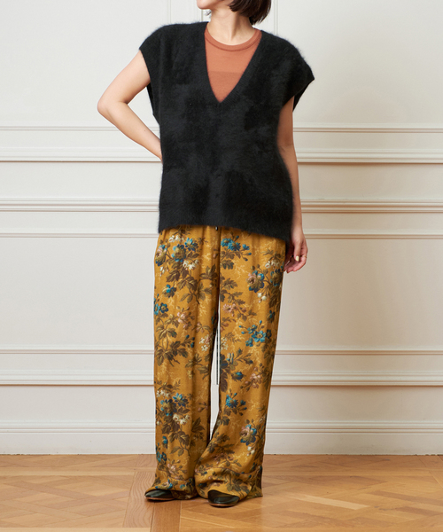 イエナラブークル メランジハンドニットベスト 2025ss／IENA LA BOUCLE