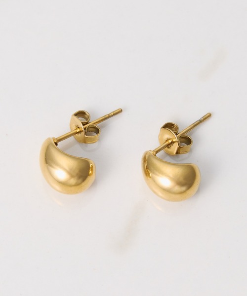 PAPILLONNER（パピヨネ）の「ステンレスドロップピアス（ピアス（両耳用）・レディース・ゴールド/シルバー・FREE）」の11枚目の写真