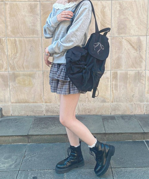 frunco（フランコ）の「チェックティアードスカート（スカート・レディース・ブラウン/ブラック・MEDIUM）」の15枚目の写真