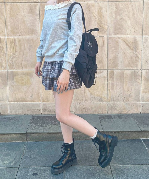 frunco（フランコ）の「チェックティアードスカート（スカート・レディース・ブラウン/ブラック・MEDIUM）」の21枚目の写真