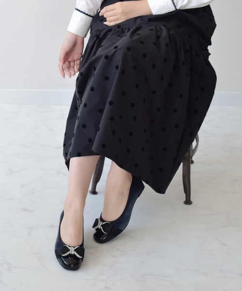 Bridget Birkin(ブリジットバーキン)の「【Bridget Birkin Walk】ジュエリーリボンウォーキングパンプス(555232)(パンプス・レディース・ブラック系その他/ブラック系その他2/グレー系その他・22.5/23/23.5/24/24.5)」の9枚目の写真