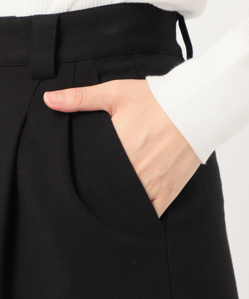 JOURNAL STANDARD relume（ジャーナルスタンダード　レリューム）の「《一部WEB限定追加 / 新色》2WAYストレッチワイドパンツ（スラックス・レディース・ブラック/ブラウン/ブラック系その他・38/36）」の14枚目の写真