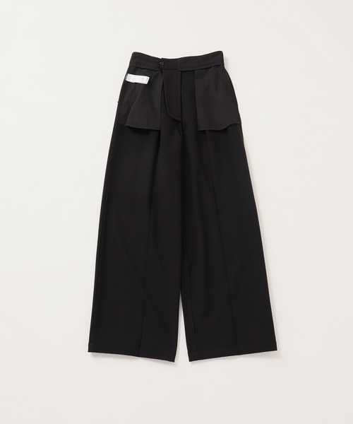 JOURNAL STANDARD relume（ジャーナルスタンダード　レリューム）の「《一部WEB限定追加 / 新色》2WAYストレッチワイドパンツ（スラックス・レディース・ブラック/ブラウン/ブラック系その他・38/36）」の18枚目の写真