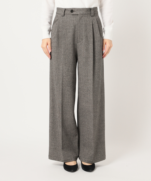 JOURNAL STANDARD relume（ジャーナルスタンダード　レリューム）の「《一部WEB限定追加 / 新色》2WAYストレッチワイドパンツ（スラックス・レディース・ブラック/ブラウン/ブラック系その他・38/36）」の22枚目の写真