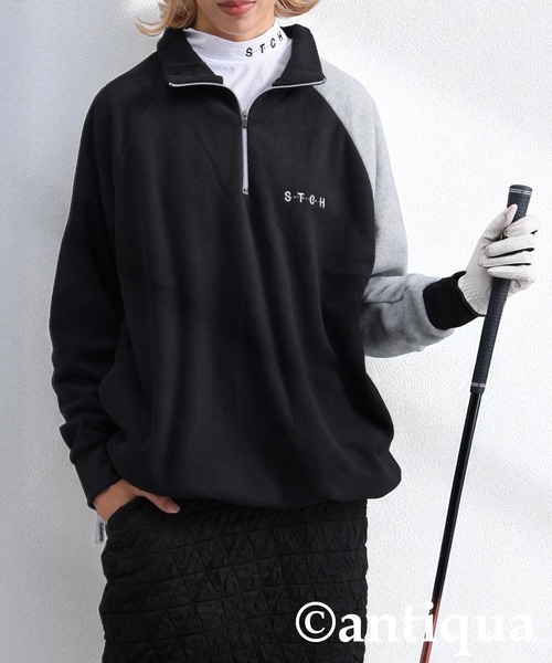 antiqua（アンティカ）の「【STCH】配色フリーストップス（その他トップス・レディース・ブラック/ネイビー・ML/LXL）」の5枚目の写真
