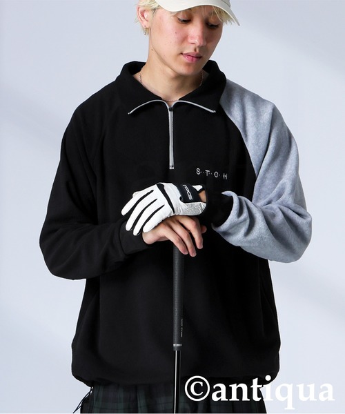 antiqua（アンティカ）の「【STCH】配色フリーストップス（その他トップス・レディース・ブラック/ネイビー・ML/LXL）」の9枚目の写真