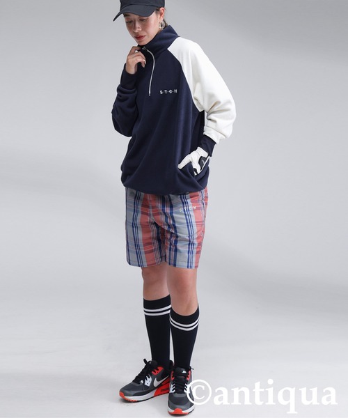 antiqua（アンティカ）の「【STCH】配色フリーストップス（その他トップス・レディース・ブラック/ネイビー・ML/LXL）」の13枚目の写真