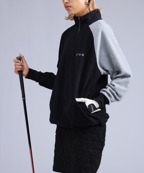 antiqua（アンティカ）の「【STCH】配色フリーストップス（その他トップス・レディース・ブラック/ネイビー・ML/LXL）」の8枚目の写真