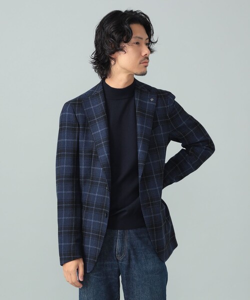 セール】【別注】TAGLIATORE / COSTA AZZURRA ネイビー チェック