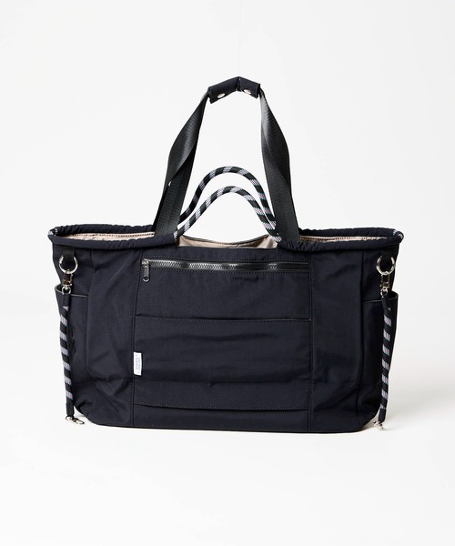 THE BAREFOOT（ベアフット）の「【 DAY OUT / デイアウト 】tote bag / トートバック　GJI（トートバッグ・レディース・グレー/ブラック・FREE）」の2枚目の写真