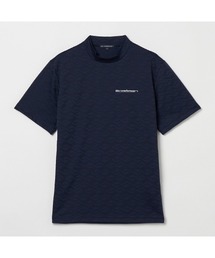 ROSASEN（ロサーセン）の「【Rosasen/GOLF】幾何学柄 ジャカード 半袖モックネック（シャツ/ブラウス）」