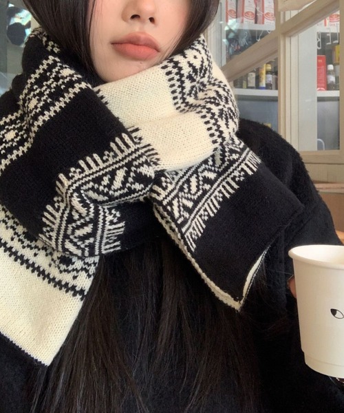 セール】フェアアイル柄マフラー（マフラー）｜Teem Store