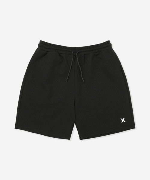 Hurley （ハーレー）の「【Hurley/ハーレー】ヘビーウェイトサーマルショーツ　ワンポイントショートパンツ　吸水速乾　THERMAL SHORTS（その他パンツ・メンズ・カーキブラウン/ブラック/ブラック×イエロー/ブラック×ブルー/ブラック×ピンク・MEDIUM/SMALL/LARGE/X-LARGE）」の2枚目の写真
