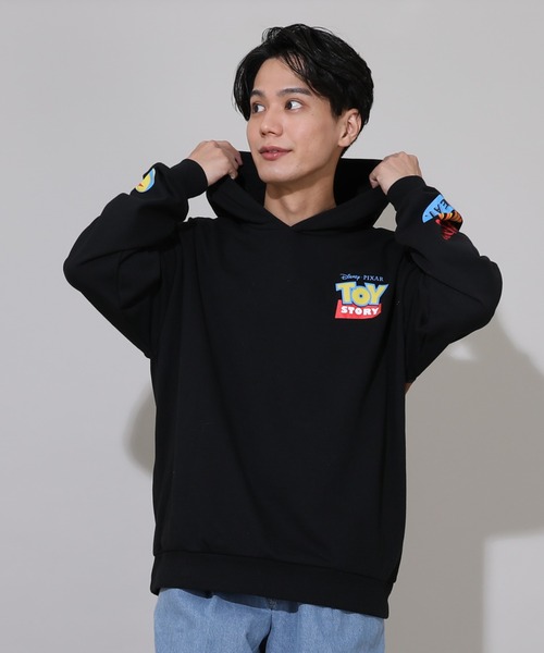 親子お揃い ディズニー トイ・ストーリー バックプリントパーカー