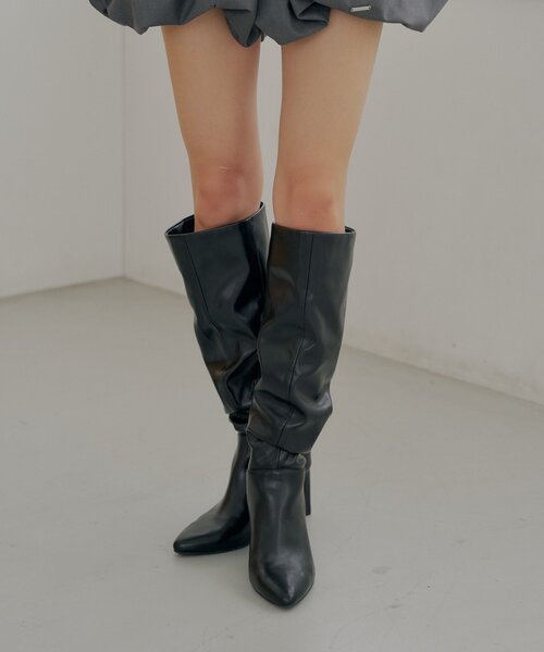 ロングブーツ⭐︎新品未使用⭐︎23cm ロングブーツ レディースブーツ 春[品番：AGCW0002692