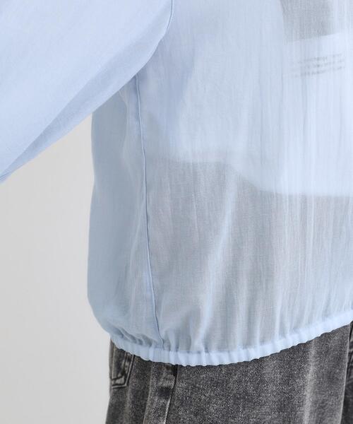 Cutie Blonde（キューティーブロンド）の「【S-LL】大人の抜け感 シアーボイルフーディパーカ（パーカー・レディース・ブラック/ブルー系その他/ライトグレー・02/01/04/03）」の21枚目の写真