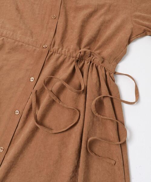 ITEMS URBANRESEARCH(アイテムズ アーバンリサーチ)の「『イージーケア』ウエストギャザーロングスリーブワンピース(ワンピース・レディース・グレー系その他/オレンジ/チャコールグレー/その他1・FREE)」の19枚目の写真