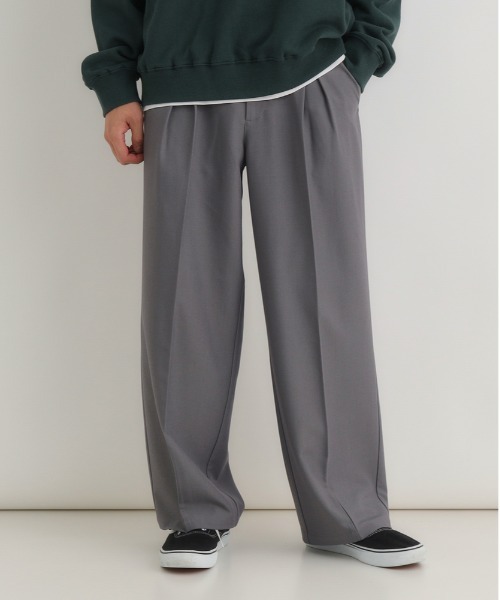 セール】【店舗で人気】【BACK NUMBER】TRイージーワイドトラウザー