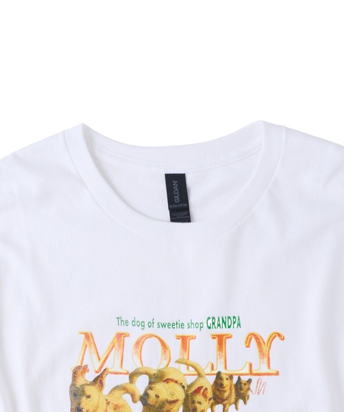 M TO R(ムウトアール)の「【GRANDPA】別注 ムウトアール MOLLY DOG 半袖 Tシャツ(Tシャツ/カットソー・レディース・ブラック/ホワイト・S/M/L/XL/XXL)」の8枚目の写真