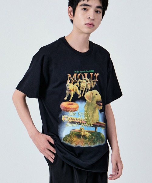 M TO R(ムウトアール)の「【GRANDPA】別注 ムウトアール MOLLY DOG 半袖 Tシャツ(Tシャツ/カットソー・レディース・ブラック/ホワイト・S/M/L/XL/XXL)」の19枚目の写真