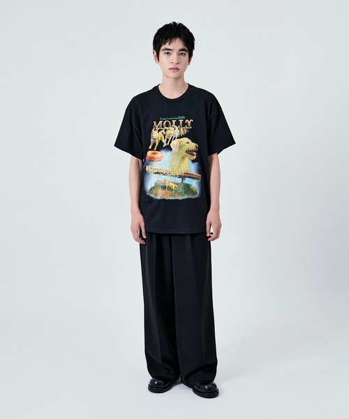 M TO R(ムウトアール)の「【GRANDPA】別注 ムウトアール MOLLY DOG 半袖 Tシャツ(Tシャツ/カットソー・レディース・ブラック/ホワイト・S/M/L/XL/XXL)」の14枚目の写真
