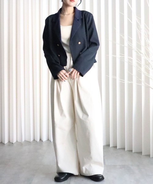 model：164cm. 着用サイズ：FREE