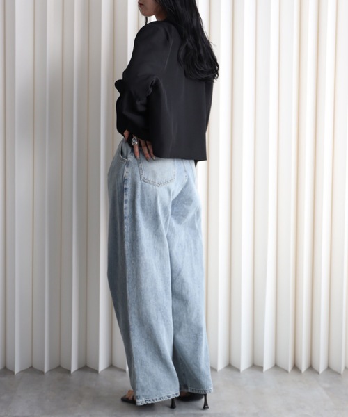 model：164cm. 着用サイズ：FREE
