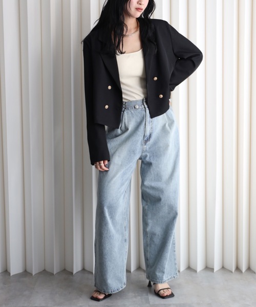 model：164cm. 着用サイズ：FREE