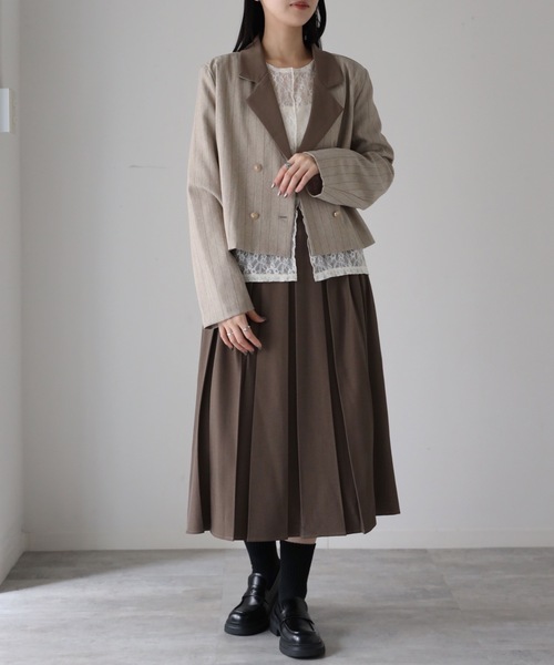 model：164cm. 着用サイズ：FREE