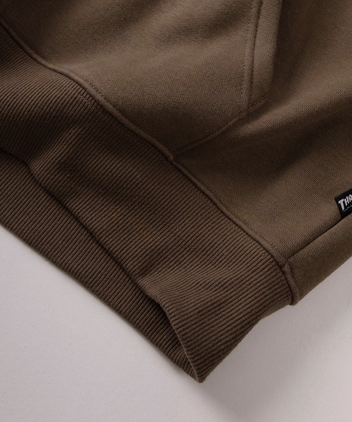 THRASHER（スラッシャー）の「【70】【THRASHER/スラッシャー】フェード加工 アップリケ刺繍 裏起毛 ジップパーカー（パーカー・メンズ・ピンク/ブラウン/ブラック・M/L）」の7枚目の写真