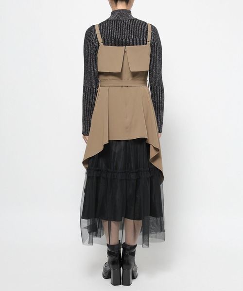 HARE（ハレ）の「トレンチライクフリルキャミワンピース(HARE