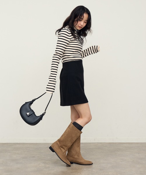 NOGLE(ノグル)の「【NOGLE/ノグル】ボックスミニスカート(スカート・レディース・グレー/ブラック/ベージュ/ブラウン・FREE)」の22枚目の写真