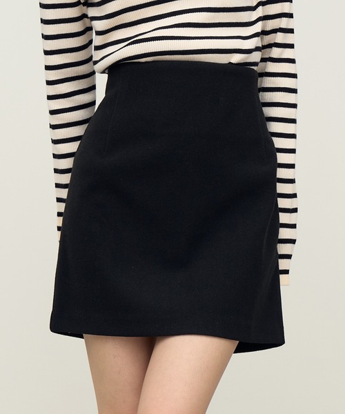 NOGLE(ノグル)の「【NOGLE/ノグル】ボックスミニスカート(スカート・レディース・グレー/ブラック/ベージュ/ブラウン・FREE)」の13枚目の写真