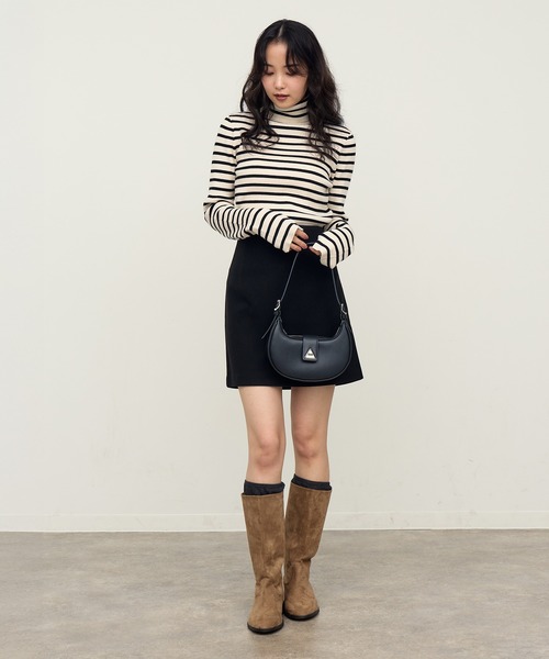 NOGLE(ノグル)の「【NOGLE/ノグル】ボックスミニスカート(スカート・レディース・グレー/ブラック/ベージュ/ブラウン・FREE)」の21枚目の写真