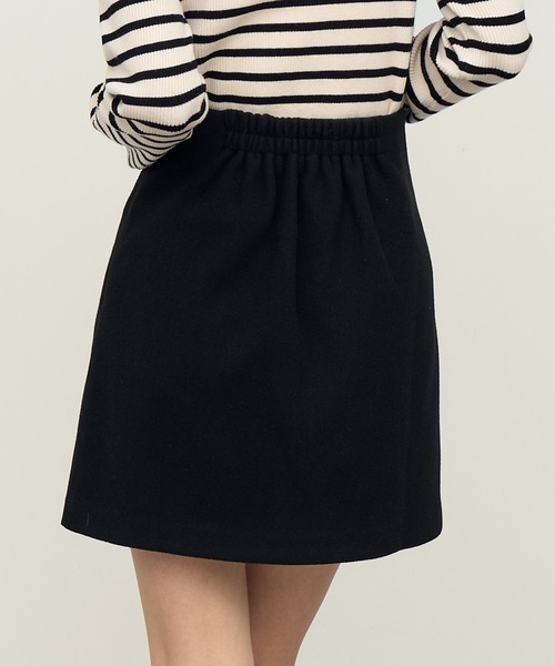 NOGLE(ノグル)の「【NOGLE/ノグル】ボックスミニスカート(スカート・レディース・グレー/ブラック/ベージュ/ブラウン・FREE)」の14枚目の写真