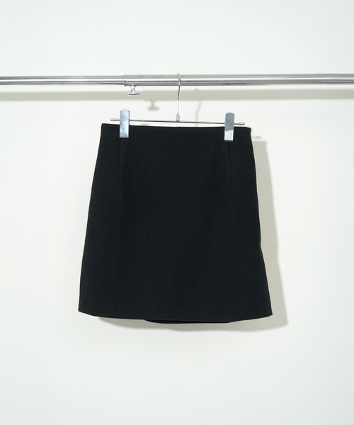 NOGLE(ノグル)の「【NOGLE/ノグル】ボックスミニスカート(スカート・レディース・グレー/ブラック/ベージュ/ブラウン・FREE)」の5枚目の写真