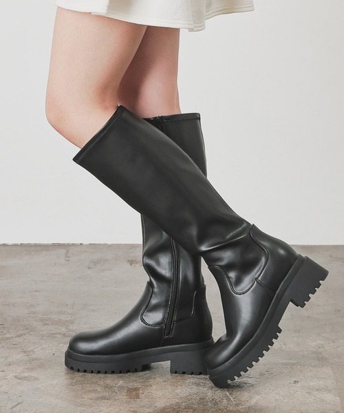 バニーブーツ　厚底　レインブーツ バニーブーツ 厚底 レインブーツ