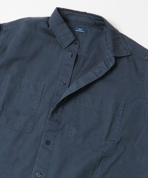 ITEMS URBANRESEARCH(アイテムズ アーバンリサーチ)の「バイオウォッシュコットンレギュラーカラーシャツ(シャツ/ブラウス・メンズ・ネイビー/ブラック・LARGE/MEDIUM)」の15枚目の写真