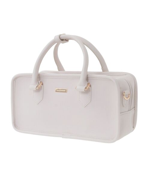 Maison de FLEUR(メゾンドフルール)の「ピンクマニアスクエア2Wayトートバッグ(ショルダーバッグ・レディース・ピンク・FREE)」の5枚目の写真